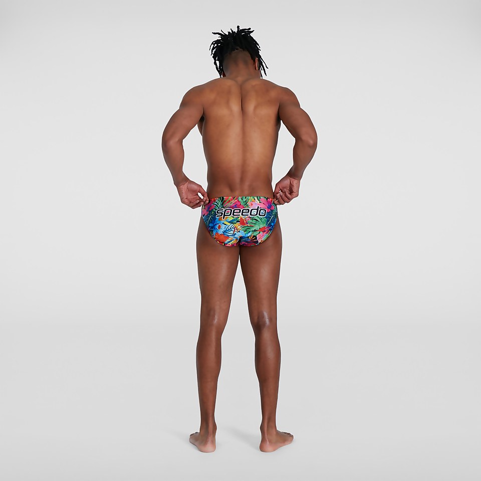 Men's Escape 5cm Brief Blue/Red
