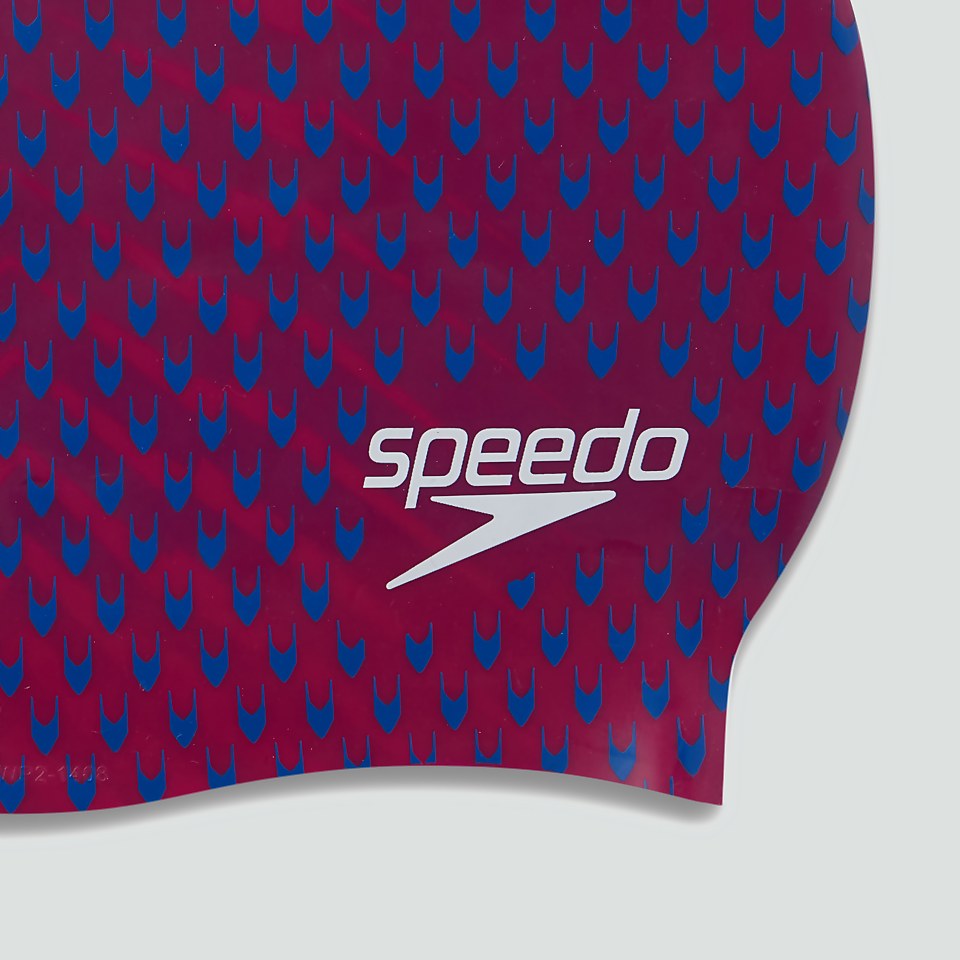 Adult Reversible Moulded Silicone Cap Red/Blue
