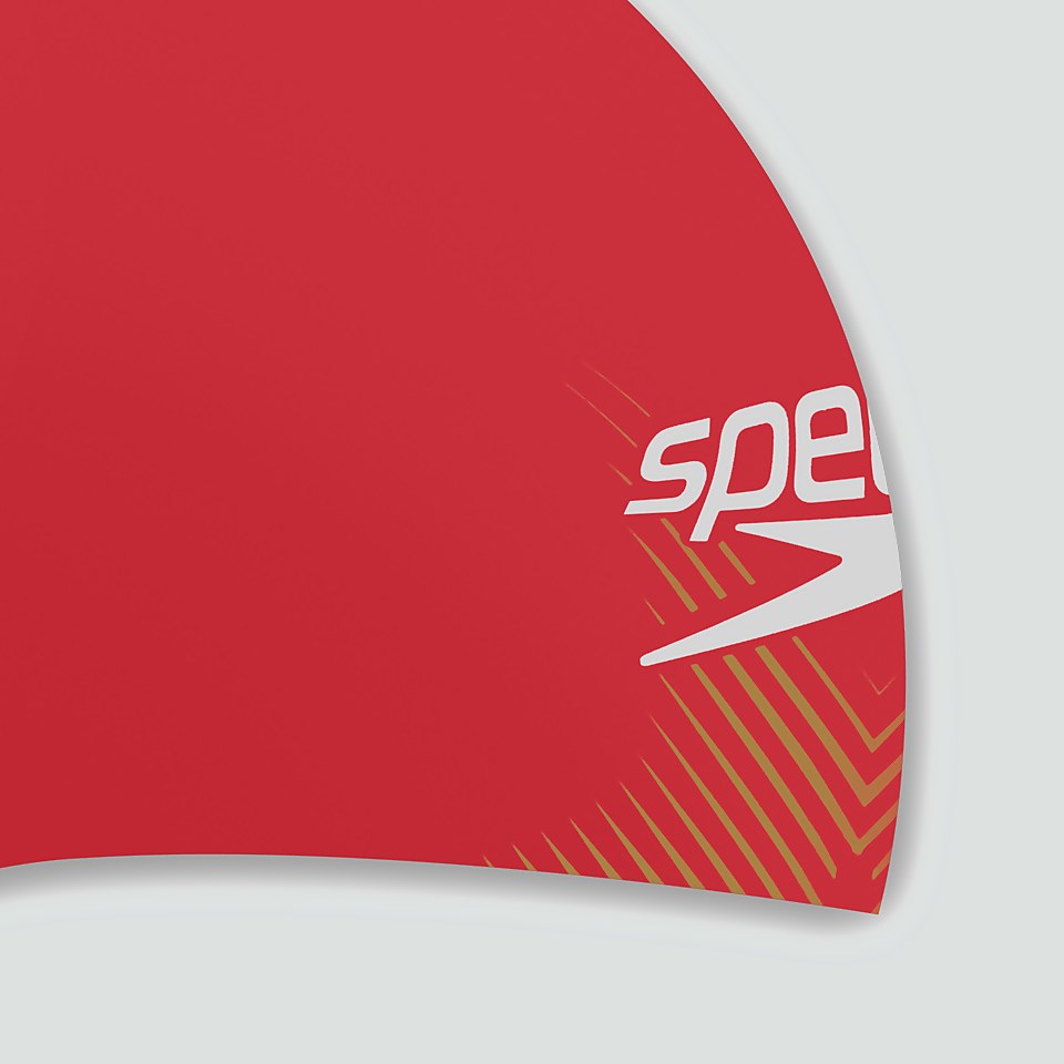 Adult Fastskin Cap Red/Gold