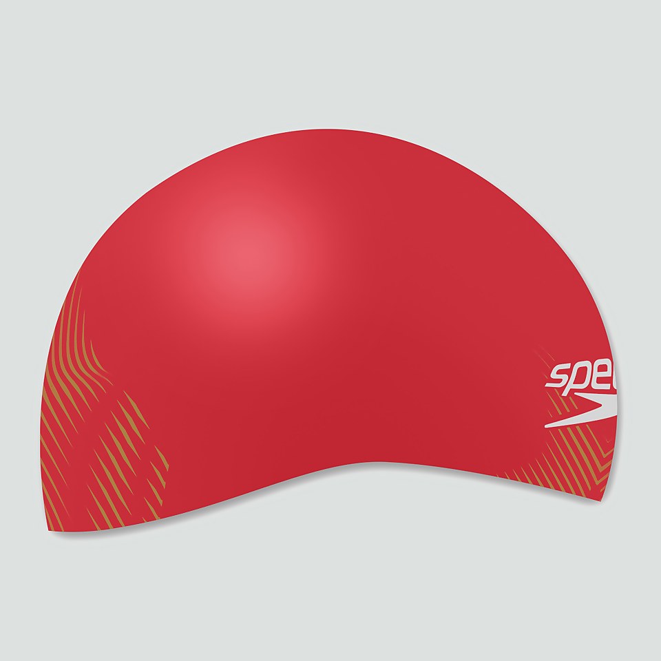 Adult Fastskin Cap Red/Gold