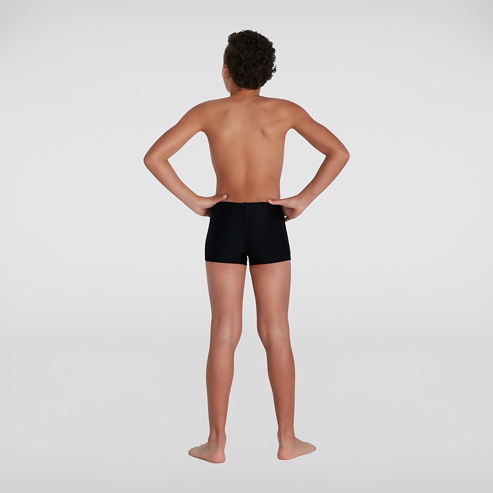 Plastisol Placement Aquashort Schwarz/Orange für Jungen