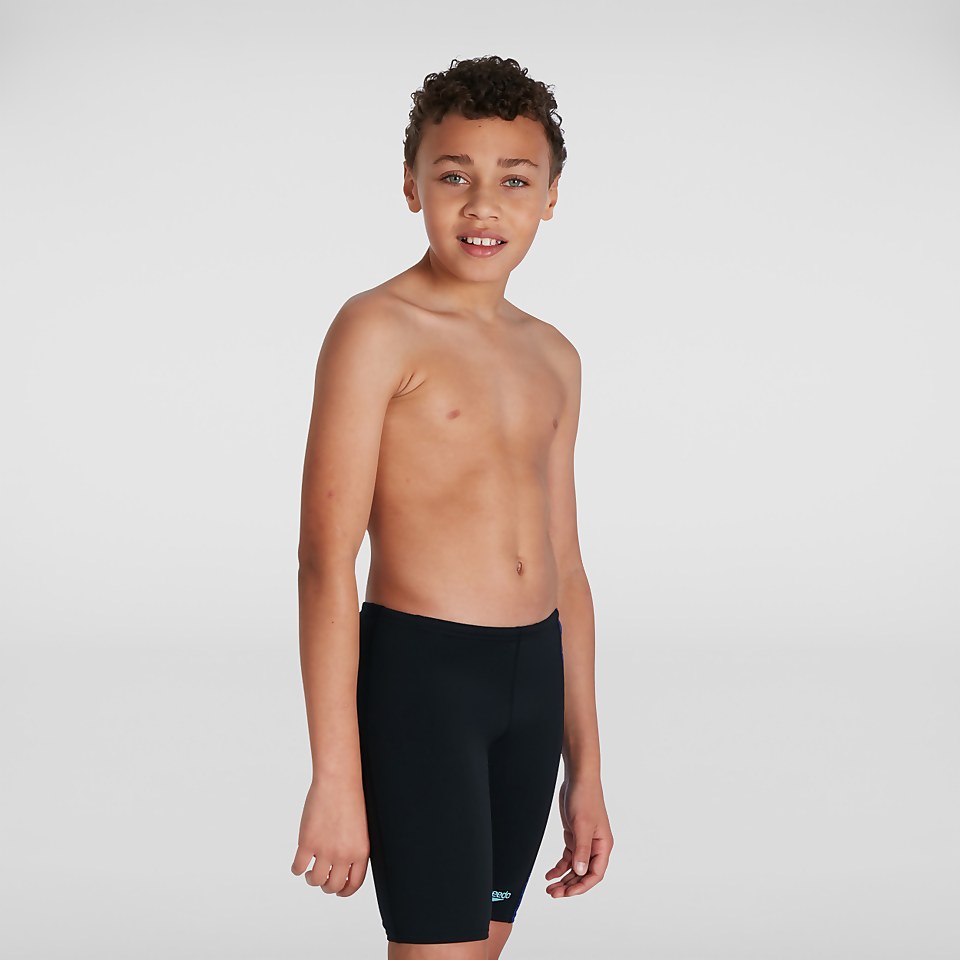 Digital Allover Panel Schwimmhose Schwarz/Blau für Jungen
