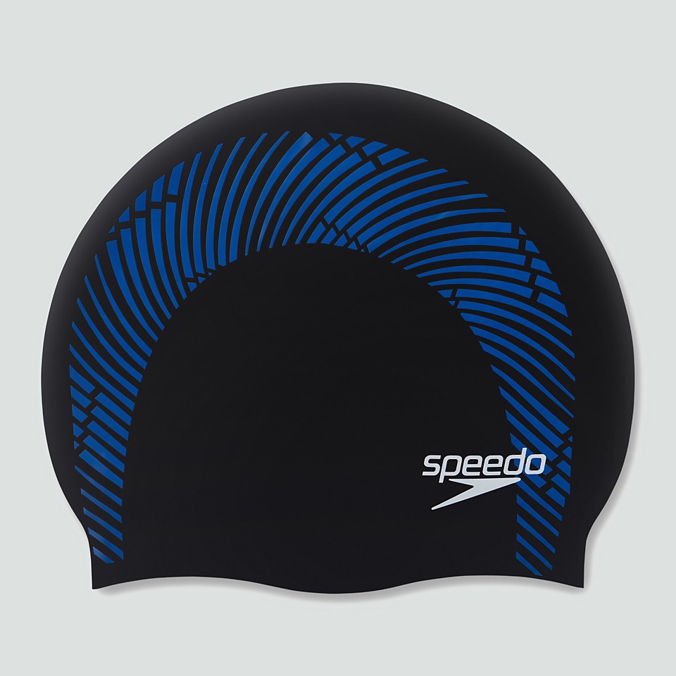 Bonnet Adulte Moulded Silicone réversible noir/bleu