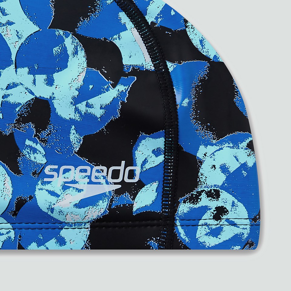 Bonnet Junior Printed Pace noir/bleu