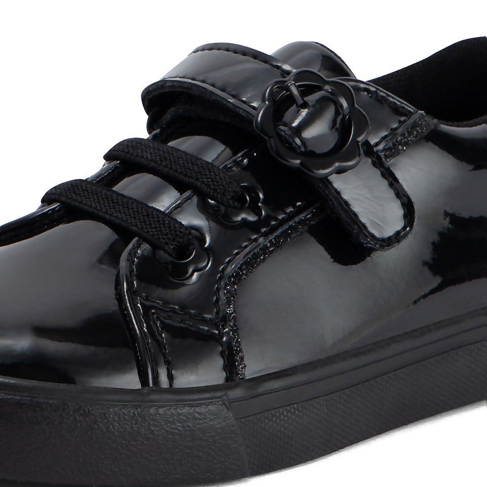 Infant Girls Tovni Lo Bloom Patent Leather Black