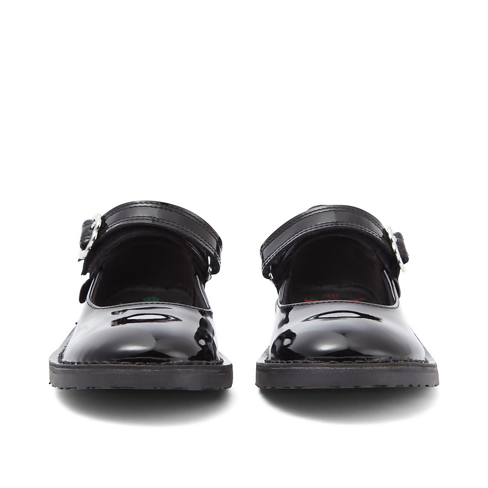 Junior Girls Adlar MJ Bloom Patent Leather Black