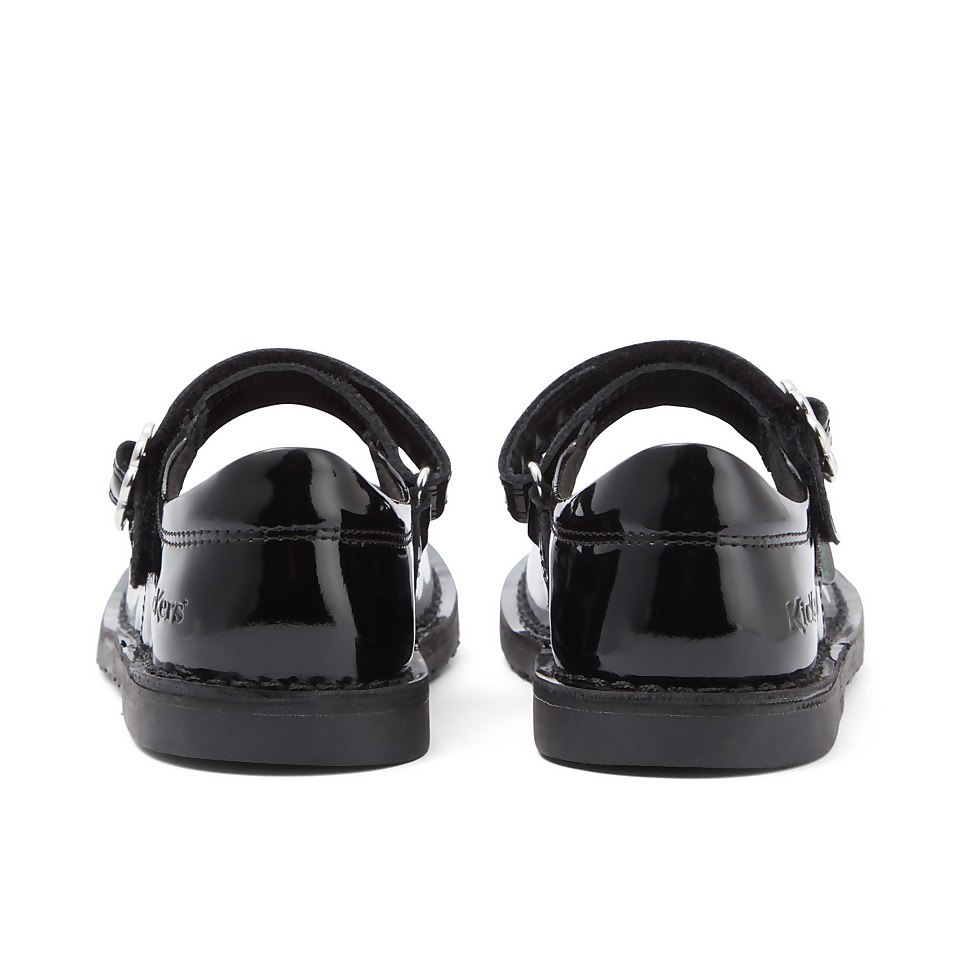 Junior Girls Adlar MJ Bloom Patent Leather Black