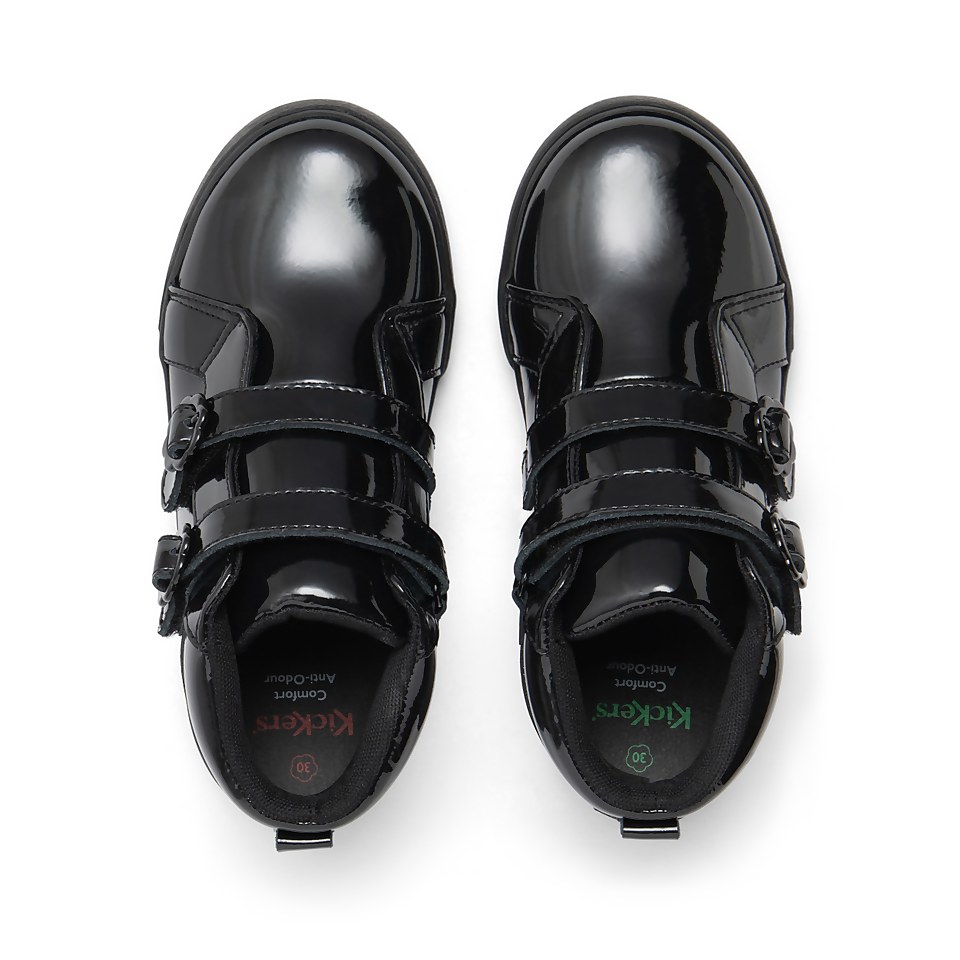 Infant Girls Tovni Hi Bloom Patent Leather Black
