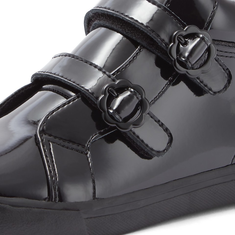 Infant Girls Tovni Hi Bloom Patent Leather Black