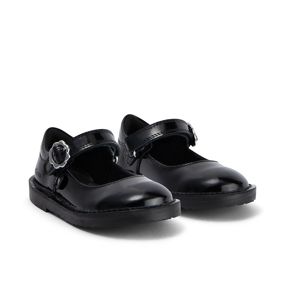 Infant Girls Adlar MJ Bloom Patent Leather Black