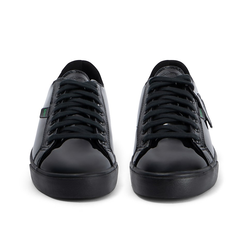 Youth Womens Tovni Lacer Leather Alternative Patent Leather Black