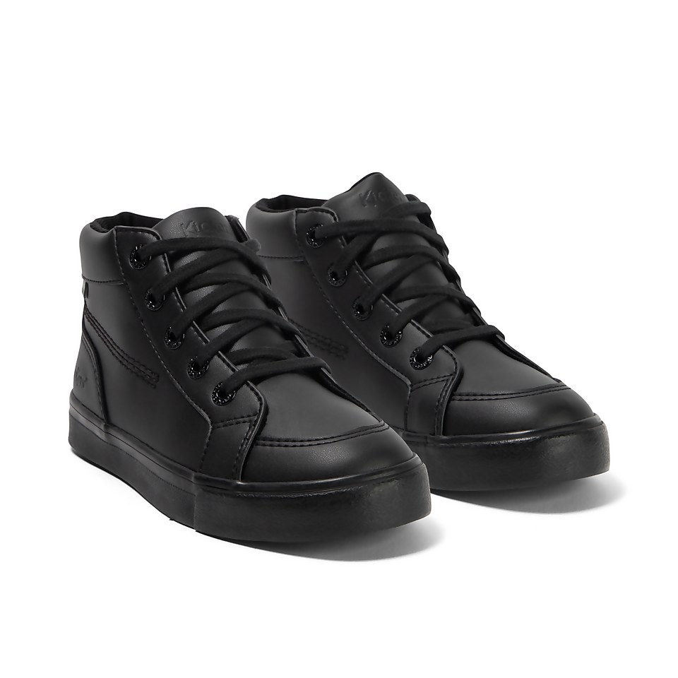 Junior Unisex Tovni Hi Leather Alternative Black