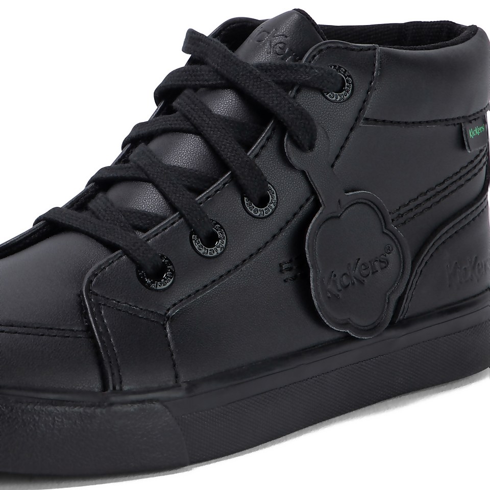 Junior Unisex Tovni Hi Leather Alternative Black