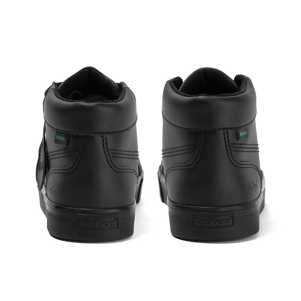 Junior Unisex Tovni Hi Leather Alternative Black