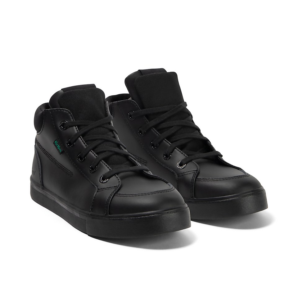 Youth Mens Tovni Hi Double Tongue Leather Black