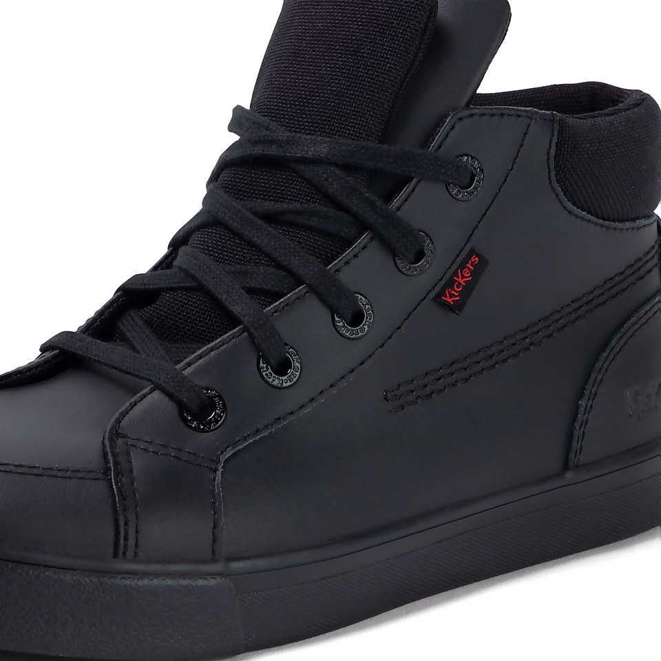 Youth Mens Tovni Hi Double Tongue Leather Black