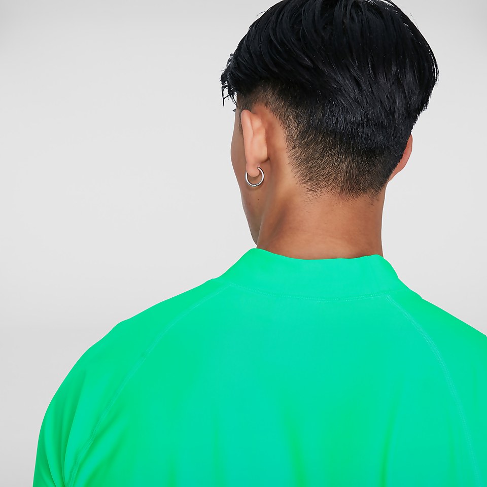 Men's Short Sleeved Swim Tee Green