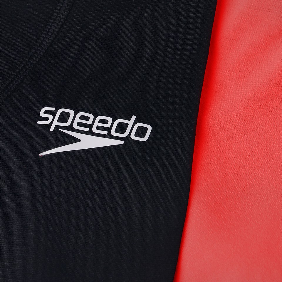 Fastskin Endurance+ Hoch geschnittene Schwimmhose Schwarz/Rot für Jungen