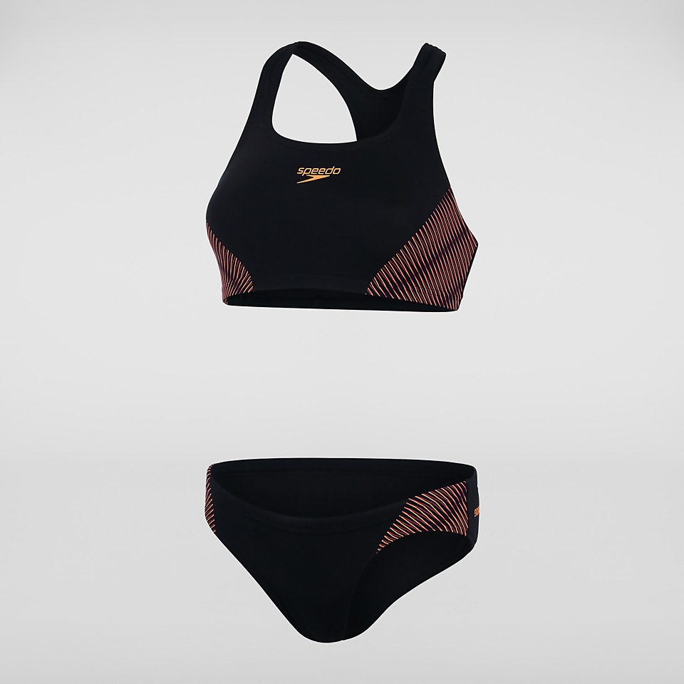 Women's Placement Bikini Black/Red