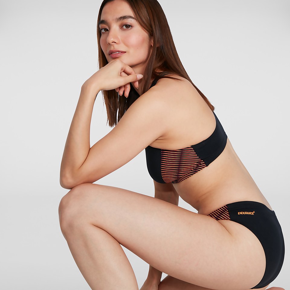 Women's Placement Bikini Black/Red
