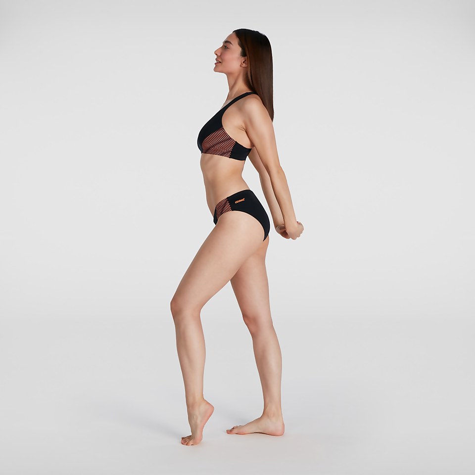 Women's Placement Bikini Black/Red