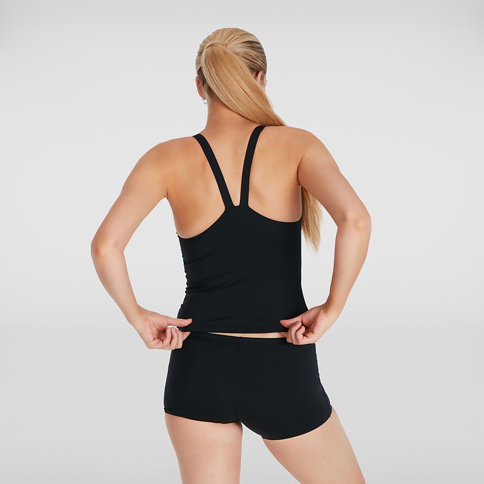 Tankini Femme Panel noir/gris