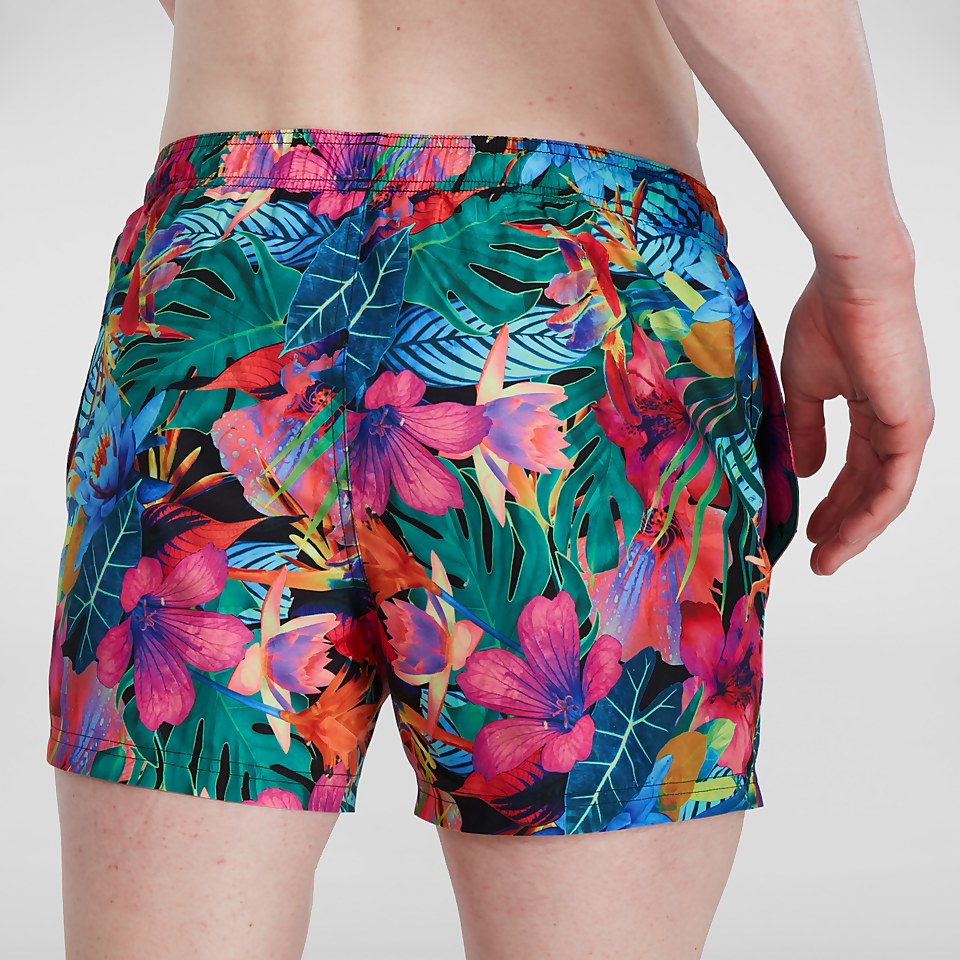 Short de bain Homme Digital Printed Leisure 35 cm rose/bleu