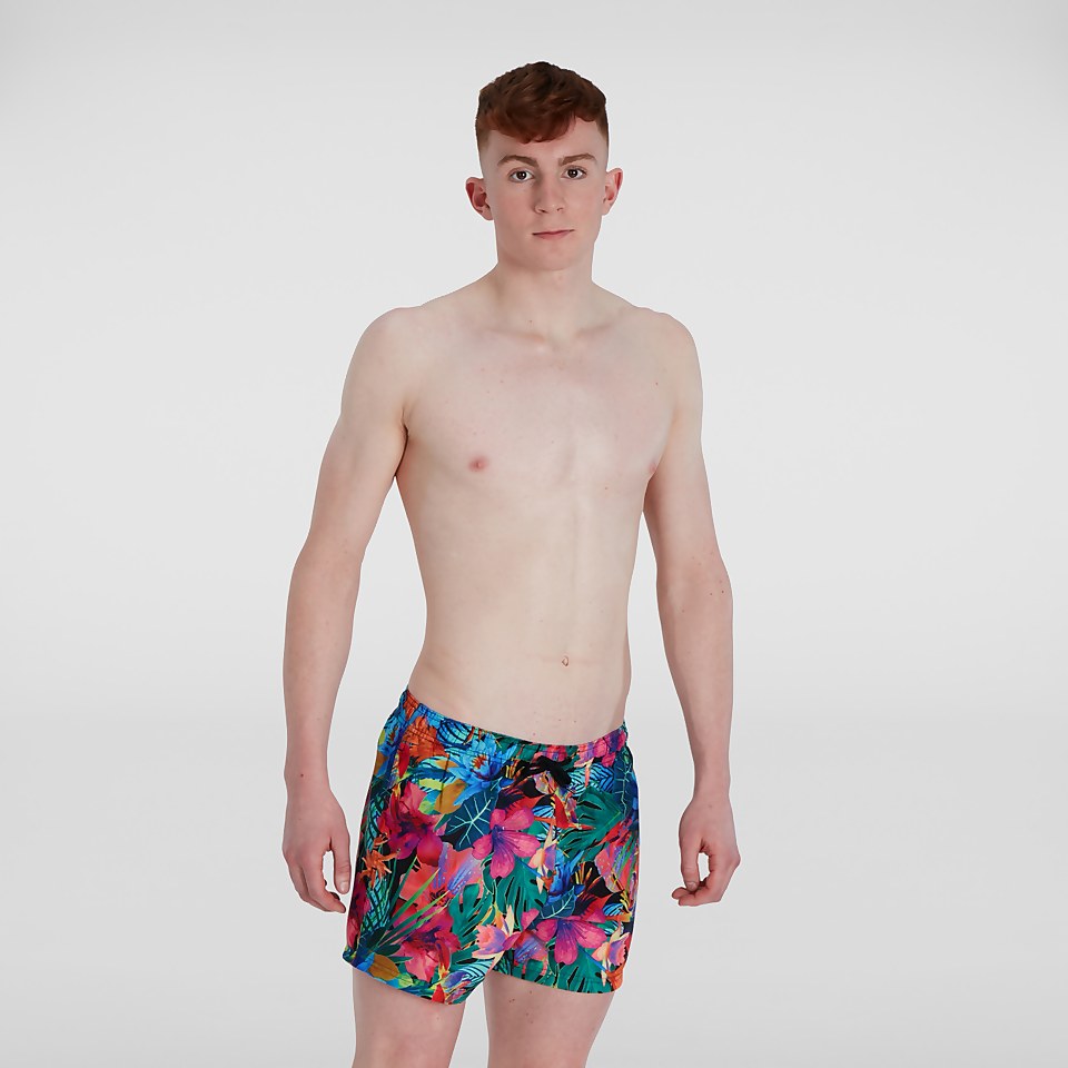 Short de bain Homme Digital Printed Leisure 35 cm rose/bleu