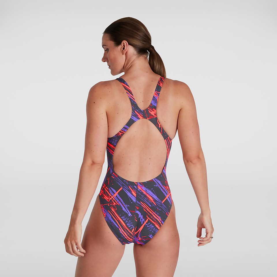 Maillot de bain Femme Allover Recordbreaker rouge/violet