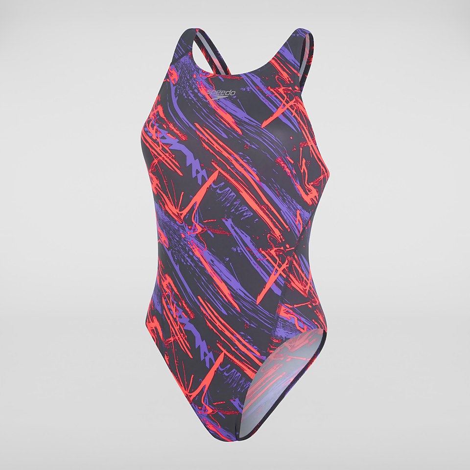Maillot de bain Femme Allover Recordbreaker rouge/violet