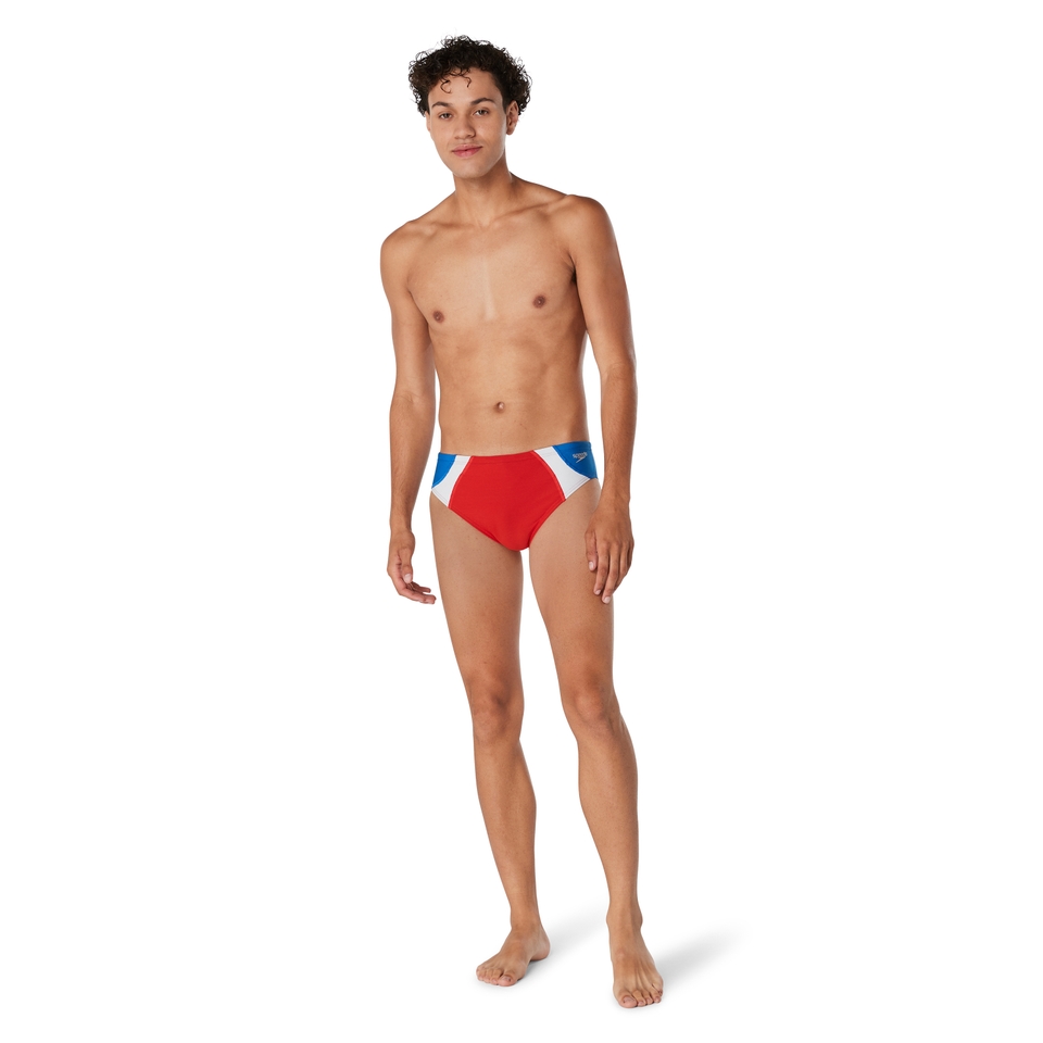 Caleçon boxeur ajusté boxeur ajusté Dual One pour hommes, rouge