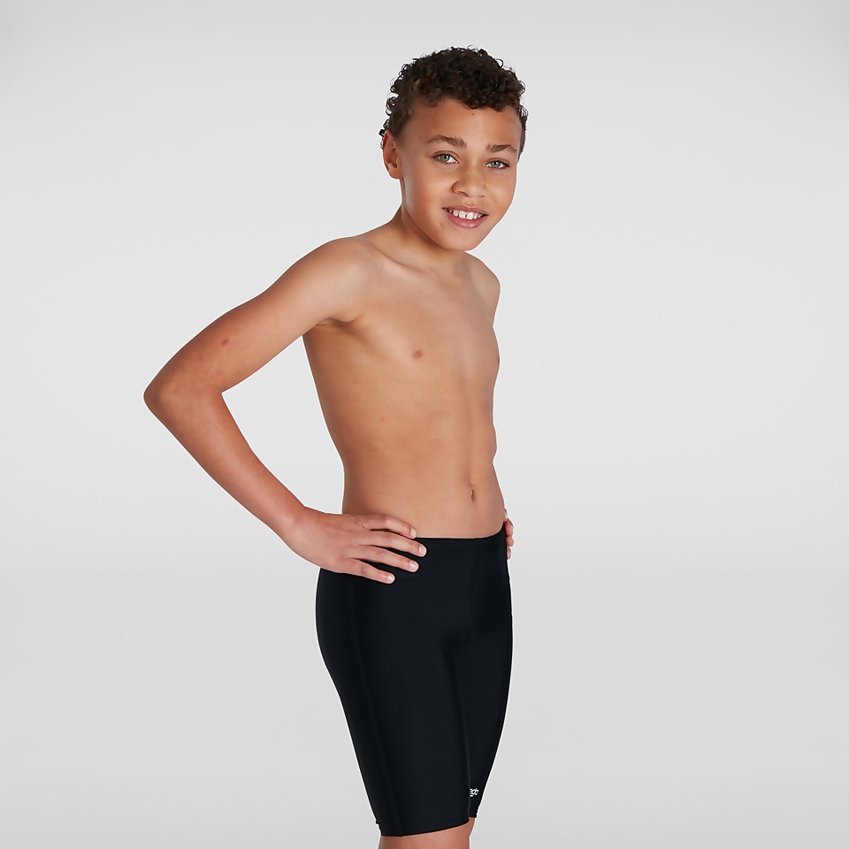Allover Panel Schwimmhose Schwarz/Blau für Jungen