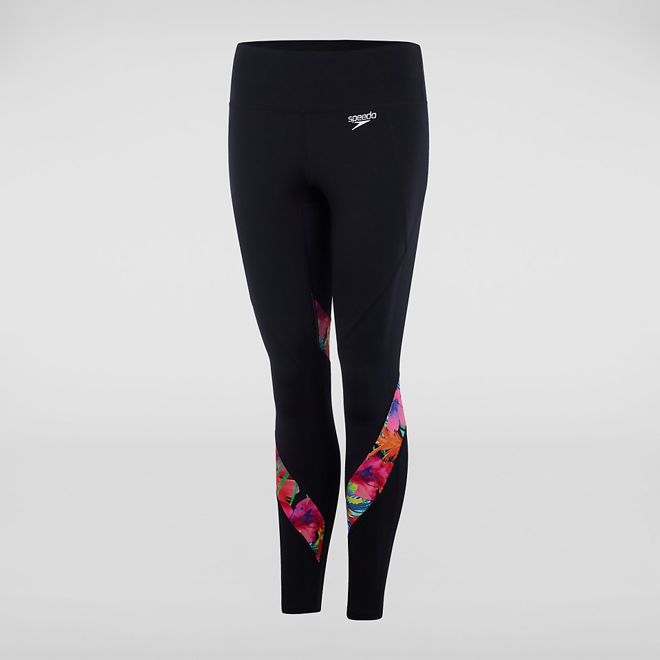 Legging Femme Printed noir/rose