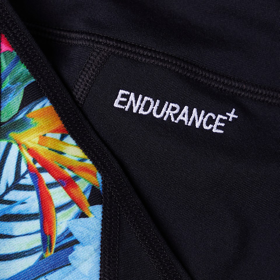 Legging Femme Printed noir/rose
