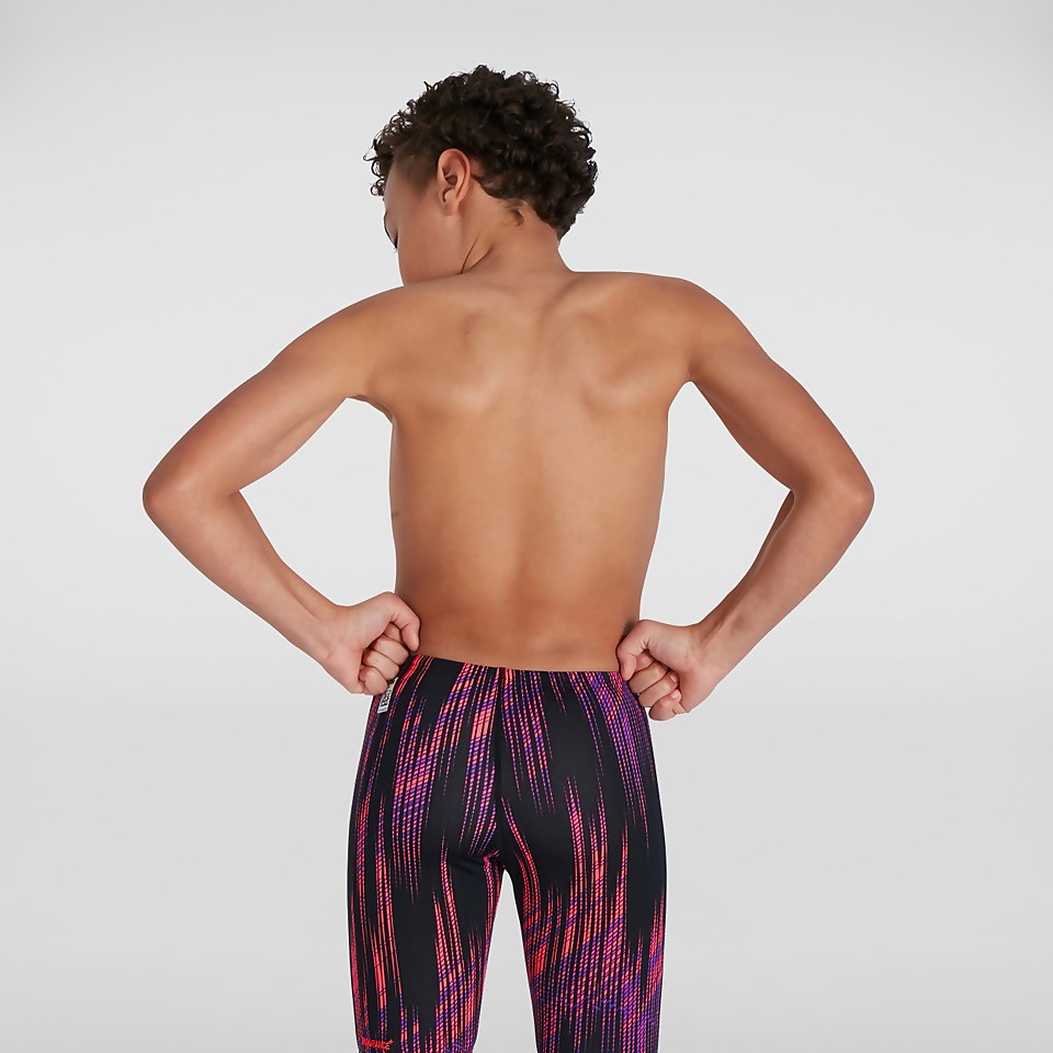 Boys' Fastskin Endurance+ High Waisted Jammer Black/Purple