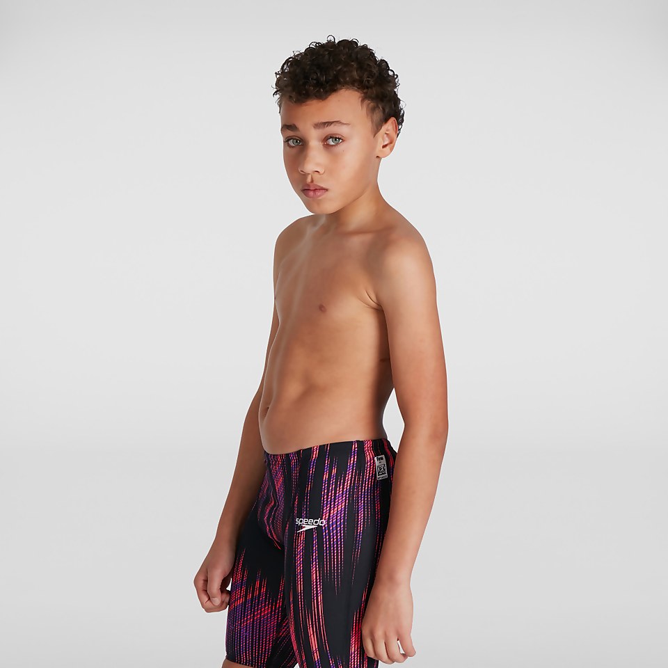 Boys' Fastskin Endurance+ High Waisted Jammer Black/Purple