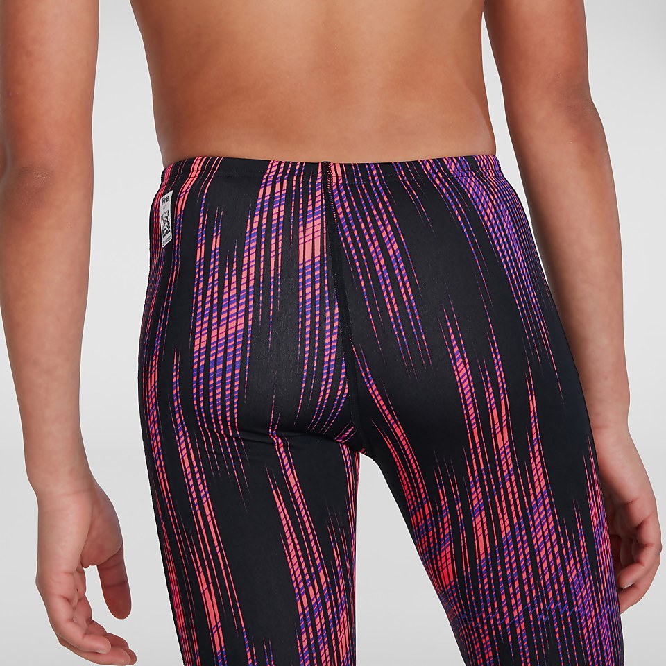 Boys' Fastskin Endurance+ High Waisted Jammer Black/Purple