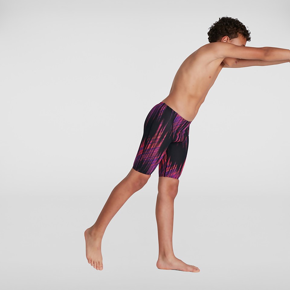 Boys' Fastskin Endurance+ High Waisted Jammer Black/Purple