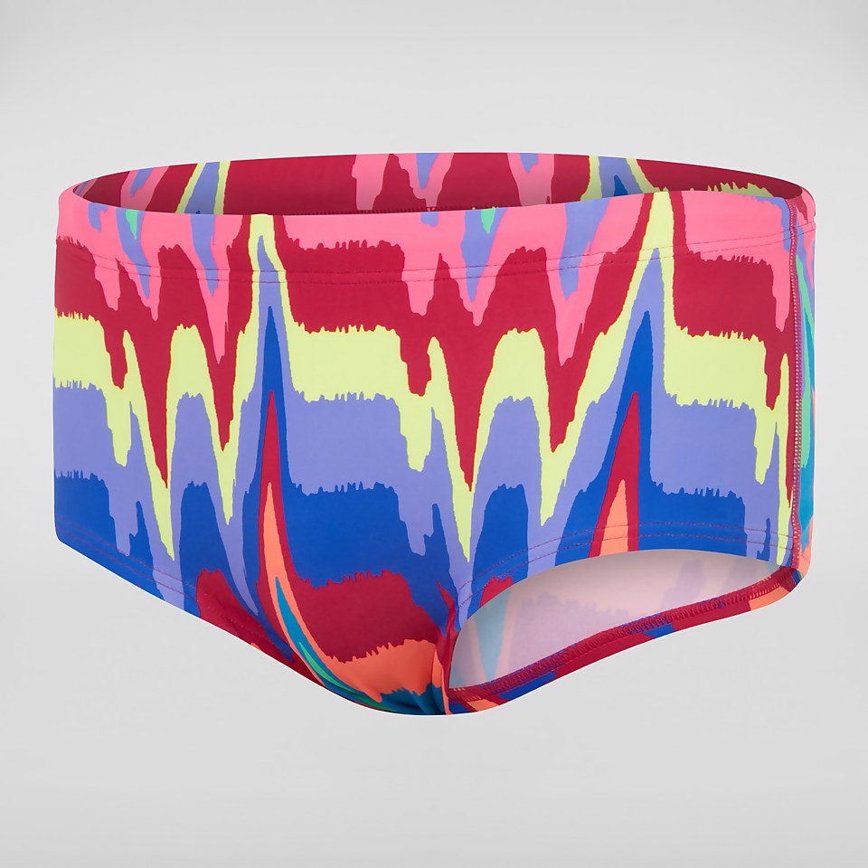 Men's Rainbow Wave 17cm Training Brief Red/Pink