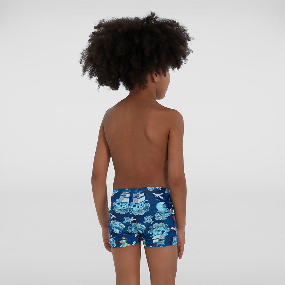 Infant Boys' Digital Allover Aquashort Blue
