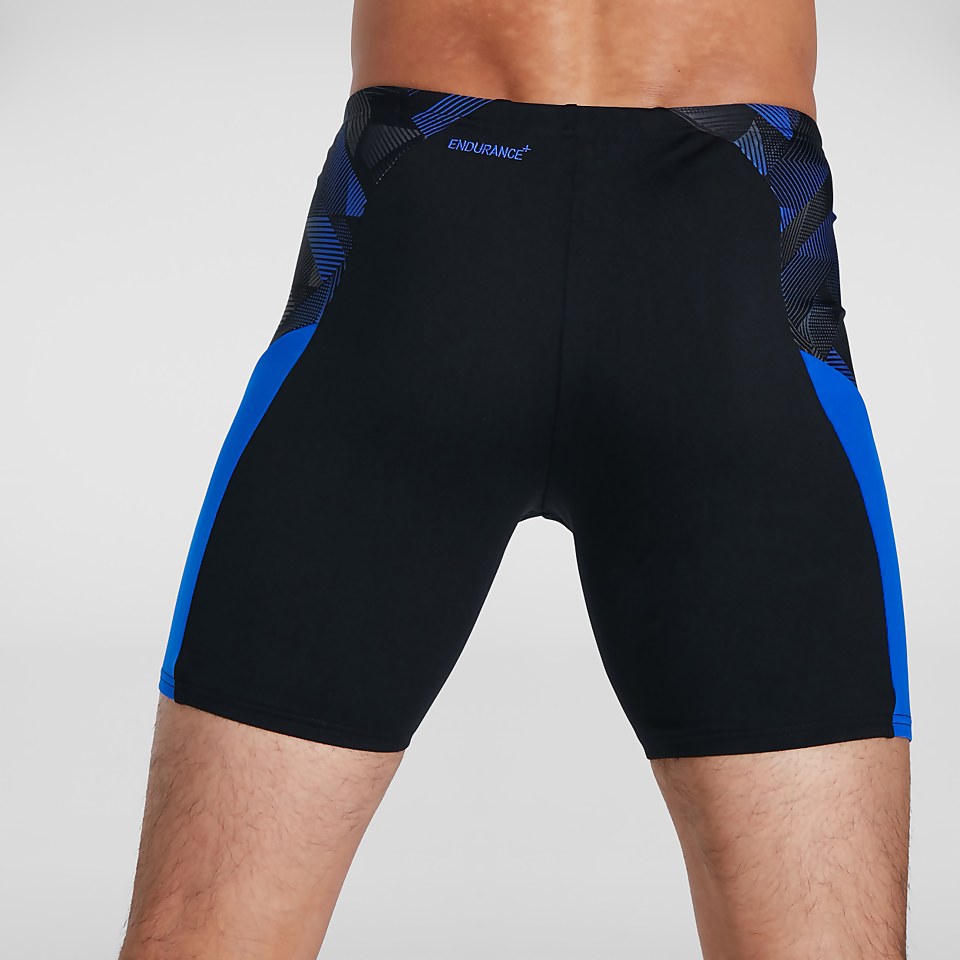 Eco Endurance+ Slice Mid Schwimmhose Schwarz/Blau für Herren