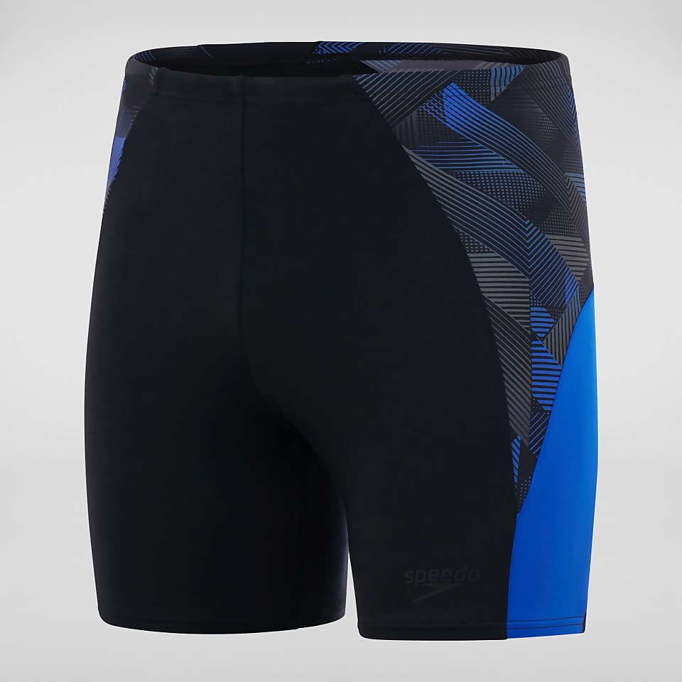Eco Endurance+ Slice Mid Schwimmhose Schwarz/Blau für Herren