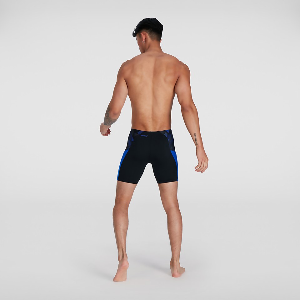 Eco Endurance+ Slice Mid Schwimmhose Schwarz/Blau für Herren