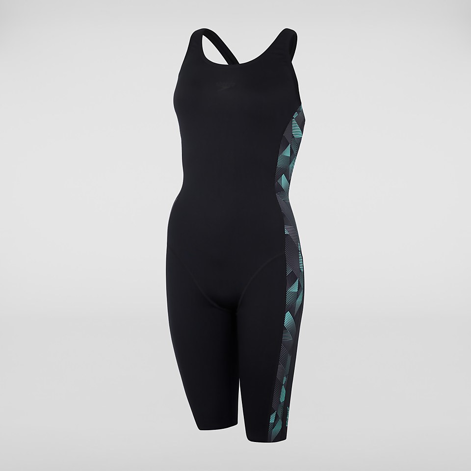 Women's Leaderback Kneesuit Black/Grey