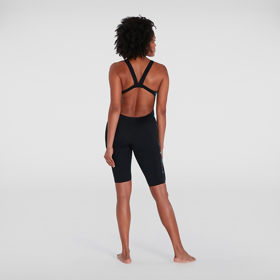 Women's Leaderback Kneesuit Black/Grey