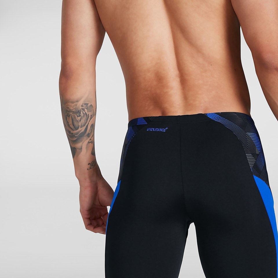 Men's Endurance+ Slice Jammer Black/Blue