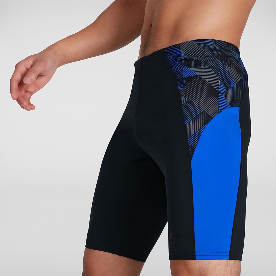 Men's Endurance+ Slice Jammer Black/Blue