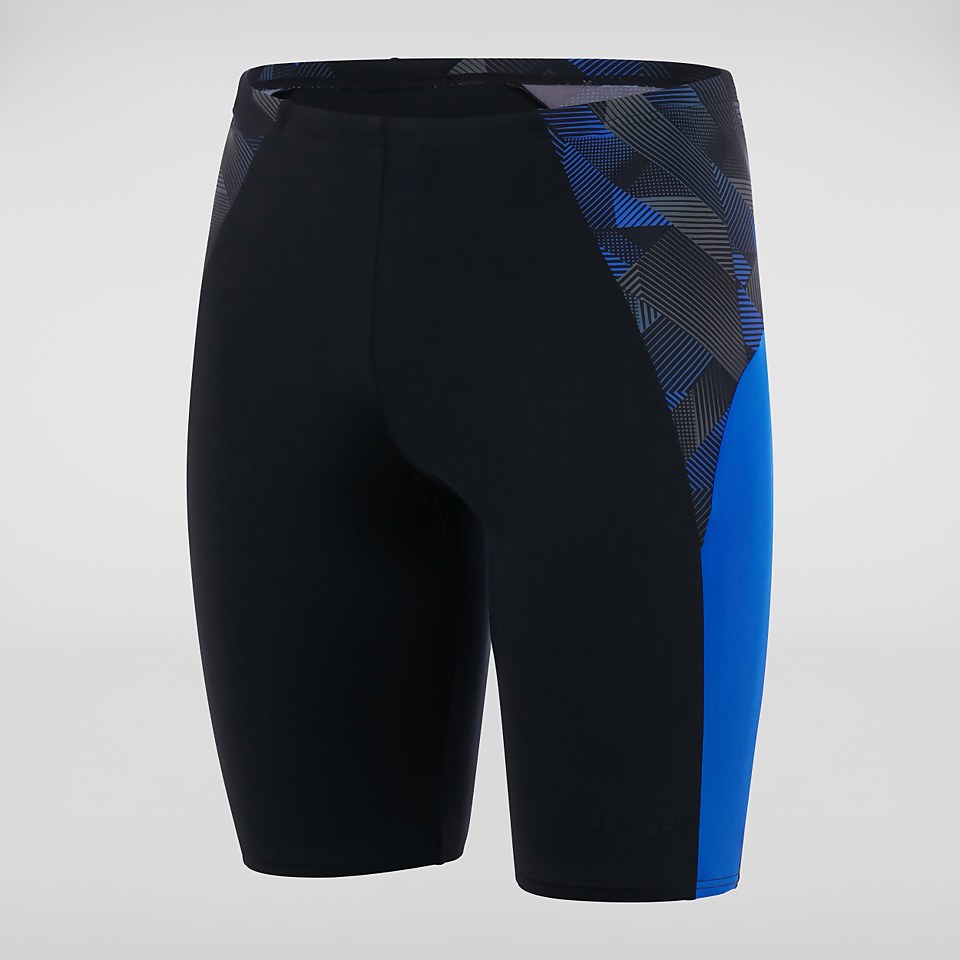Men's Endurance+ Slice Jammer Black/Blue