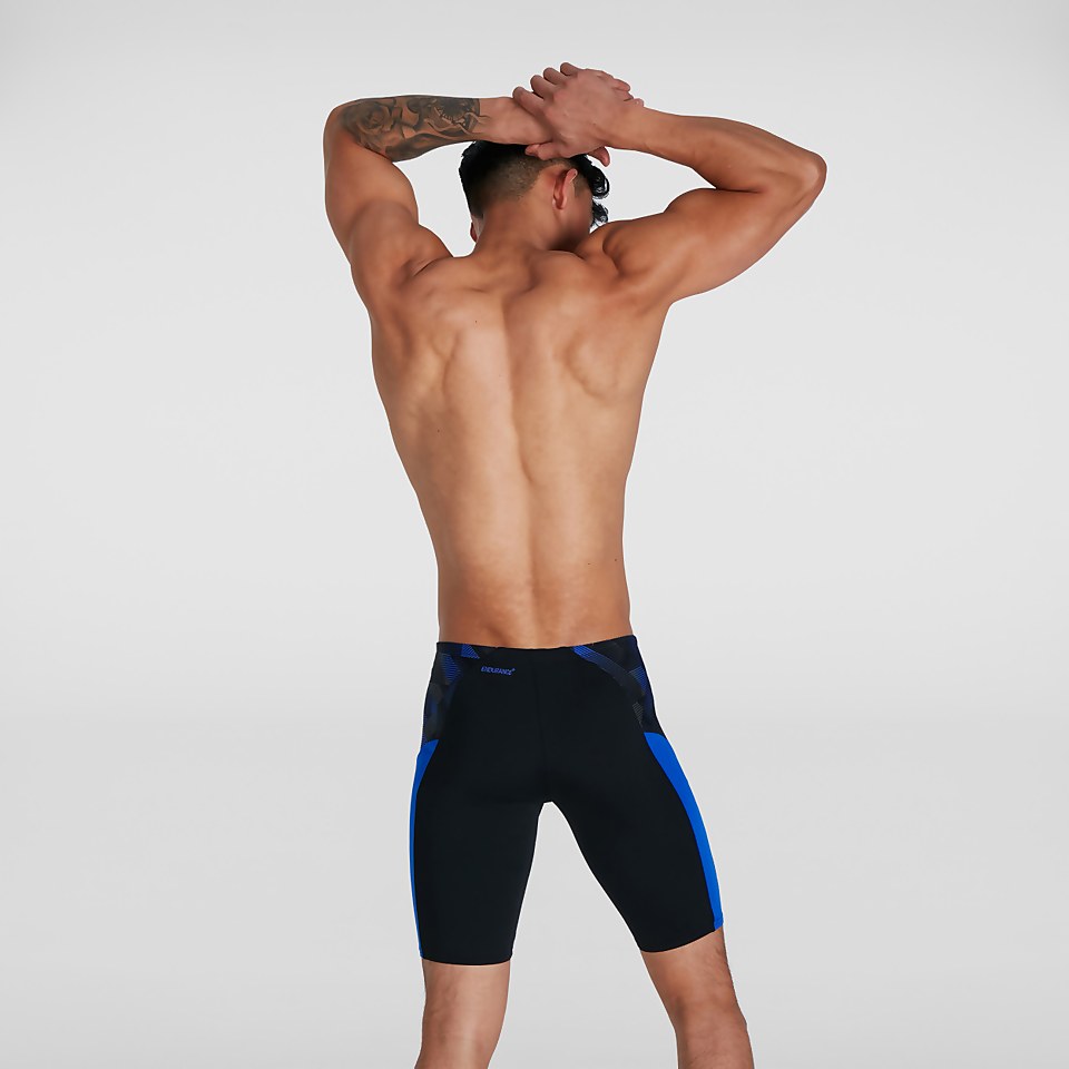 Men's Endurance+ Slice Jammer Black/Blue