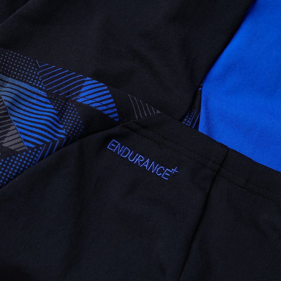 Men's Endurance+ Slice Jammer Black/Blue